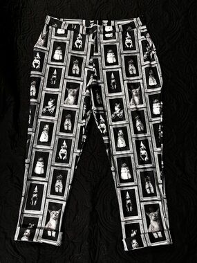 BlackMilk Cat Tales Cuffed Pants, NWT, Size XXL
